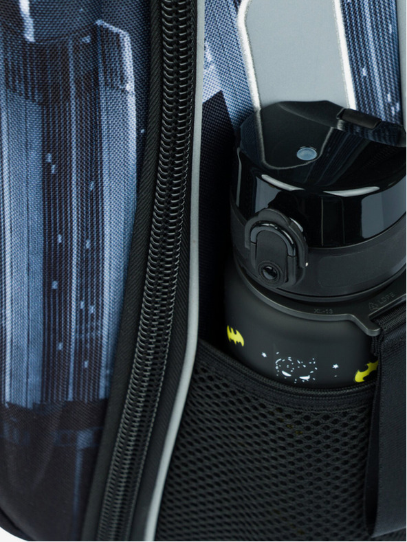 BAAGL  Μαύρο σχολικό σετ - χαρτοφύλακας, μολυβοθήκη, τσάντα Baagl Shelly Batman Dark City