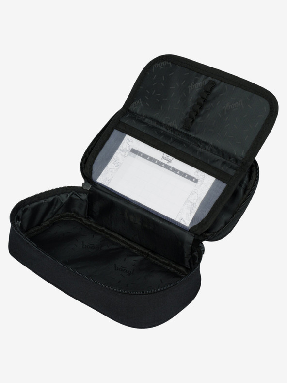 BAAGL  Μαύρη σχολική μολυβοθήκη Baagl Metallic Bronze