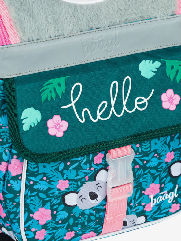 BAAGL  Σχολικό σετ Green Zippy - χαρτοφύλακας, μολυβοθήκη, τσάντα Baagl Baby Koala