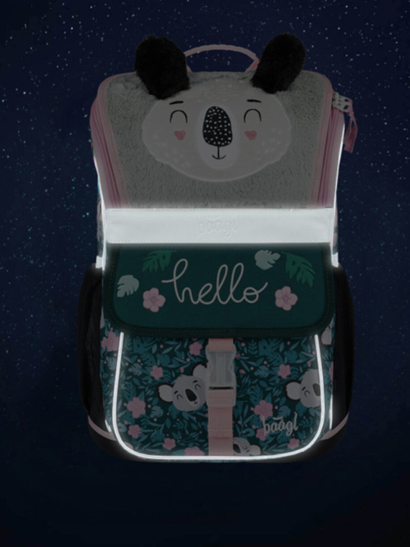 BAAGL  Σχολικό σετ Green Zippy - χαρτοφύλακας, μολυβοθήκη, τσάντα Baagl Baby Koala