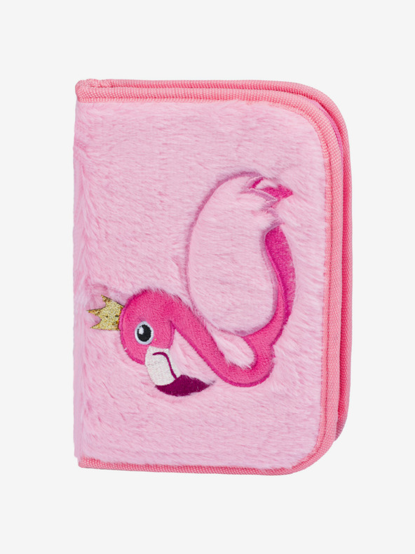 BAAGL  Ροζ σχολικό σετ Zippy - χαρτοφύλακας, μολυβοθήκη, τσάντα Baagl Flamingo