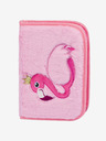 BAAGL  Ροζ σχολικό σετ Zippy - χαρτοφύλακας, μολυβοθήκη, τσάντα Baagl Flamingo