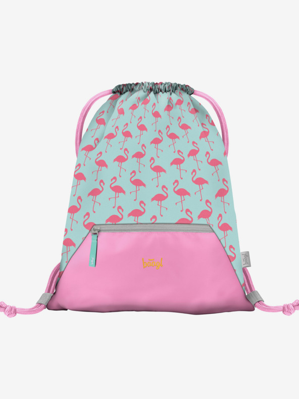 BAAGL  Ροζ σχολικό σετ Zippy - χαρτοφύλακας, μολυβοθήκη, τσάντα Baagl Flamingo