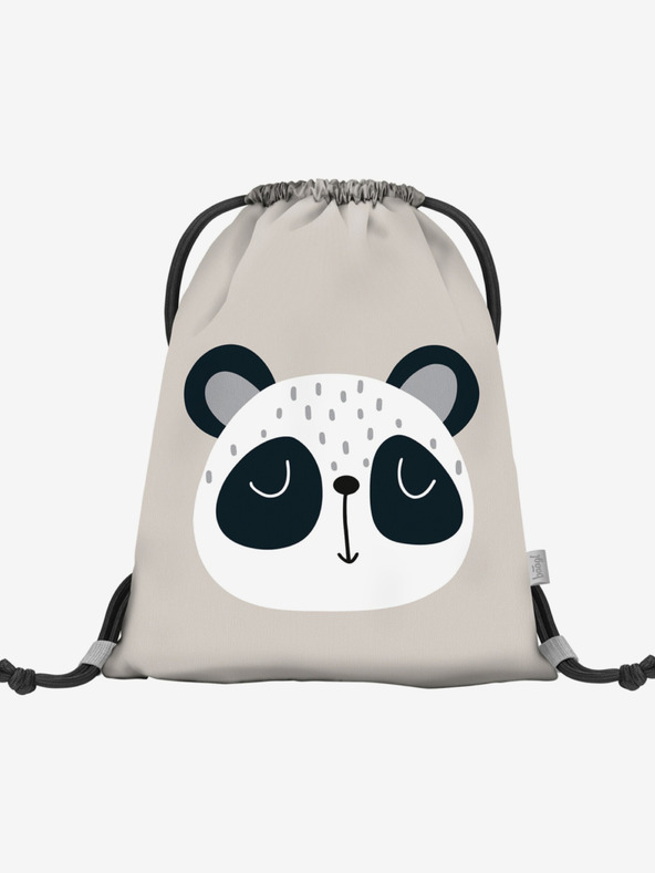 BAAGL  Grey Preschool Bag Baagl Panda