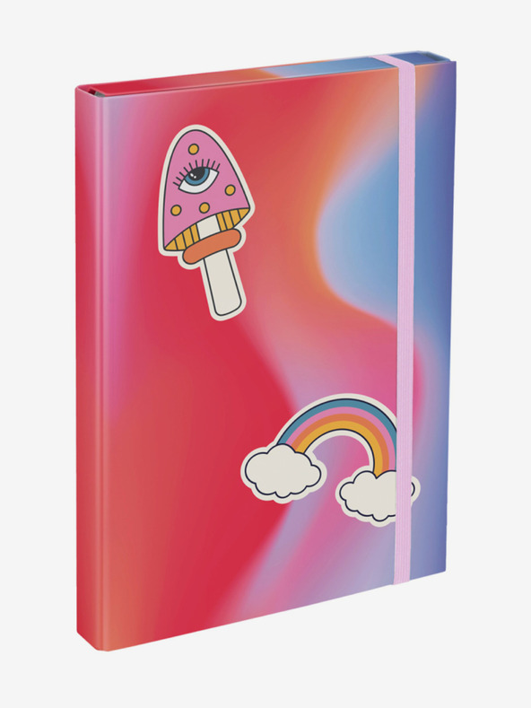 BAAGL  Κόκκινοι φάκελοι για σχολικά τετράδια A4 Baagl Hippie