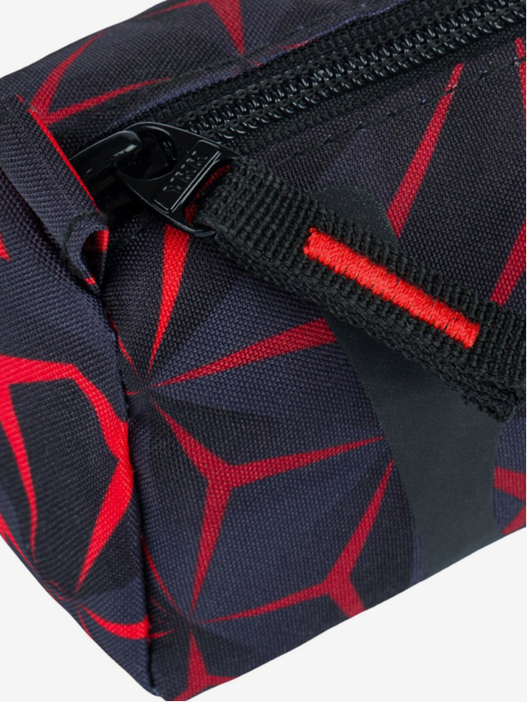 BAAGL  Μαύρη Μαθητική Θήκη Baagl Red Polygon