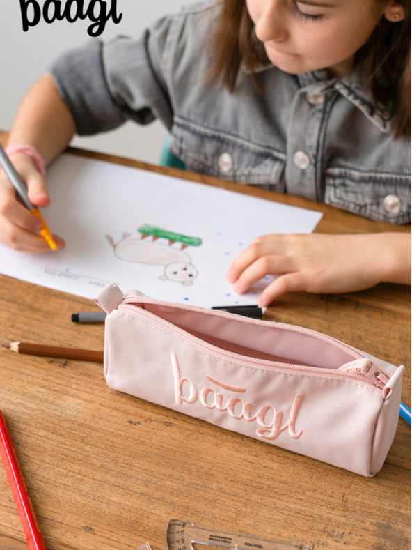 BAAGL  Κρεμώδης Μαθητική θήκη Baagl Κρεμώδης