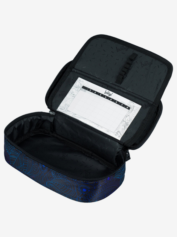 BAAGL  Μαύρη σχολική μολυβοθήκη Baagl Zen