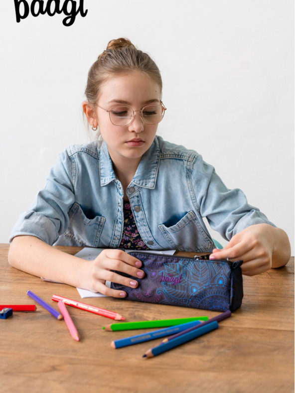 BAAGL  Μαύρη μαθητική θήκη Baagl Zen