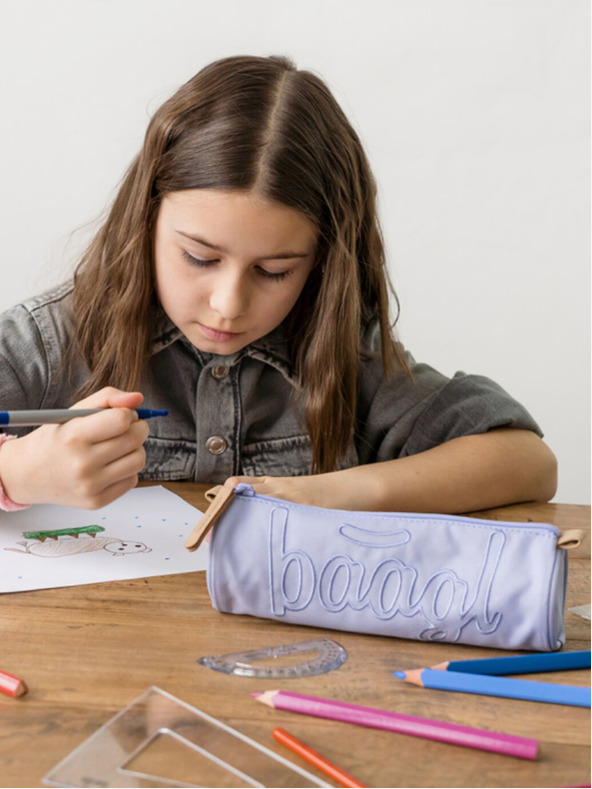 BAAGL  Μωβ μαθητική θήκη Baagl Lilac