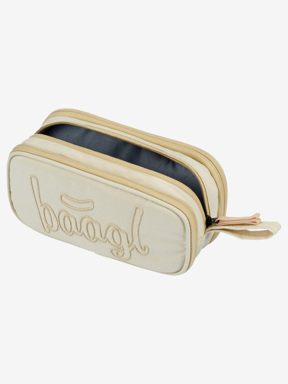 BAAGL  Μπεζ Φοιτητική Μολυβοθήκη Baagl Μπεζ