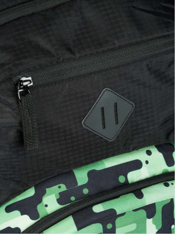 BAAGL  Μαύρο σχολικό σετ - σακίδιο πλάτης, μολυβοθήκη, τσάντα Baagl Coolmate Green