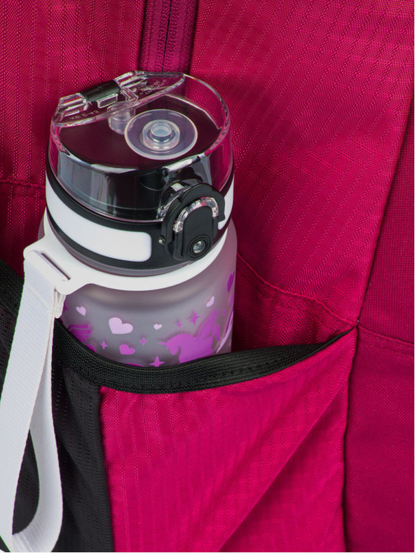 BAAGL  Κόκκινο σχολικό σετ - σακίδιο πλάτης, μολυβοθήκη, τσάντα Baagl Coolmate Ruby