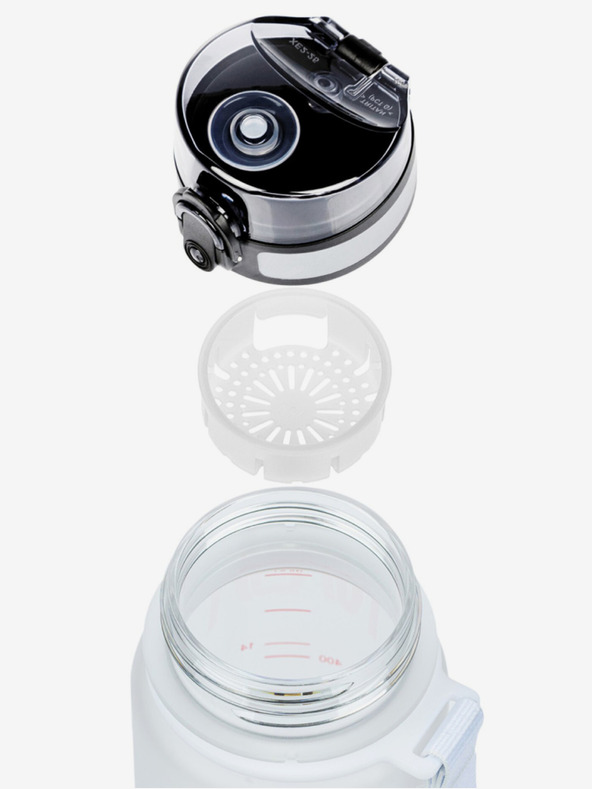 BAAGL  Λευκό μπουκάλι πόσιμου από τριτάνιο nasa, 500 ml Baagl