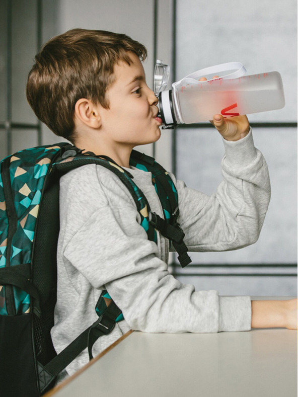 BAAGL  Λευκό μπουκάλι πόσιμου από τριτάνιο nasa, 500 ml Baagl