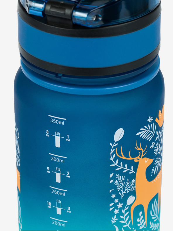 BAAGL  Μπλε μπουκάλι πόσιμου από τριτάνιο βαθμιδωτό δάσος, 350 ml Baagl