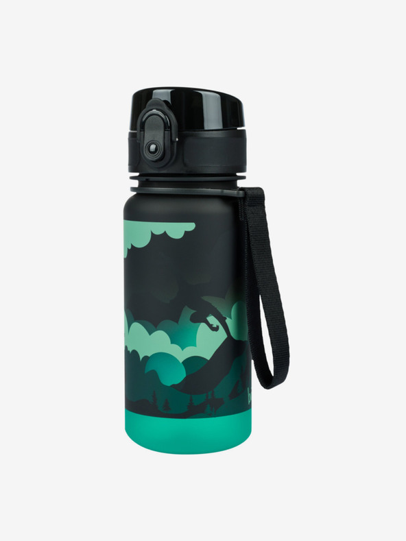 BAAGL  Μαύρο μπουκάλι πόσιμου tritan gradient δράκος, 350 ml Baagl