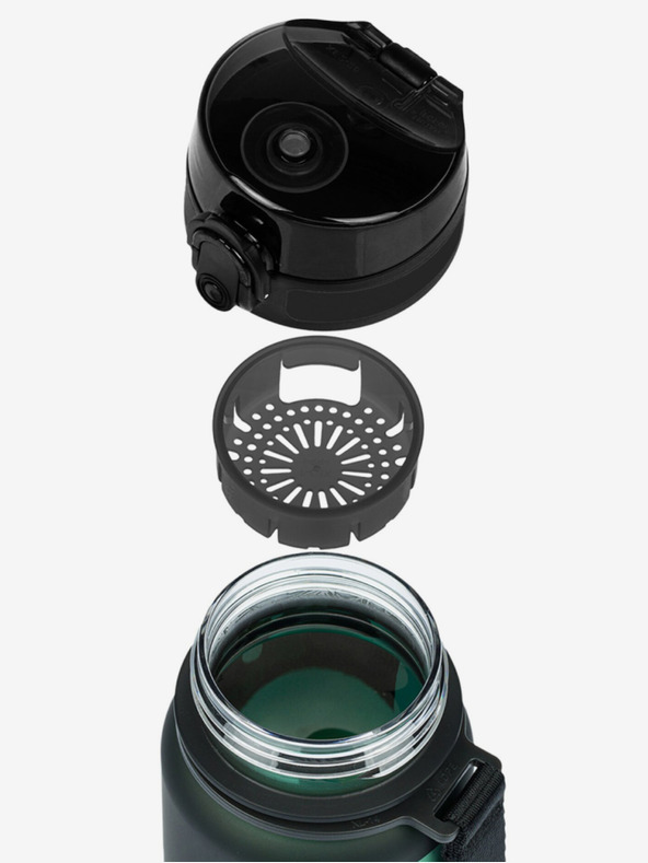 BAAGL  Μαύρο μπουκάλι πόσιμου tritan gradient δράκος, 350 ml Baagl