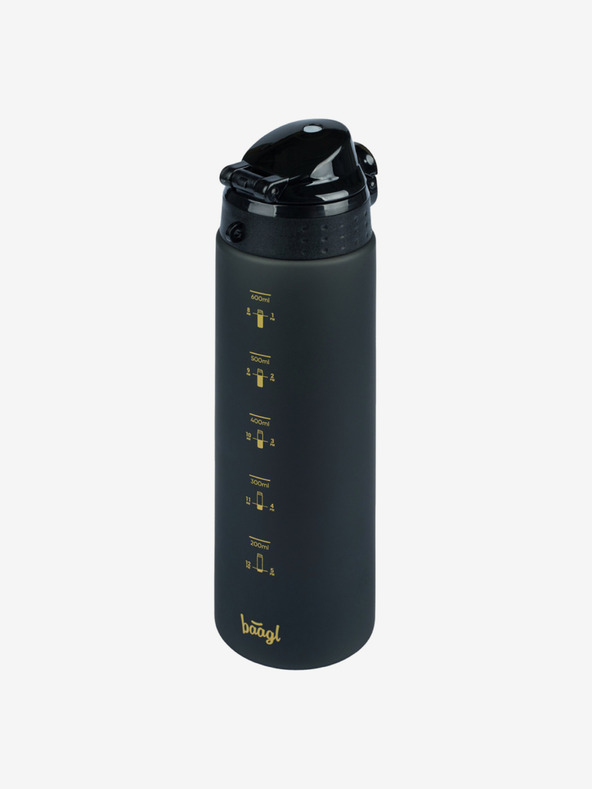 BAAGL  Μαύρο μπουκάλι πόσης Tritan Gold, 700 ml Baagl