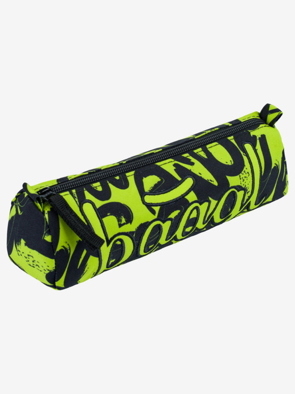 BAAGL  Μαύρη φοιτητική θήκη lime Baagl