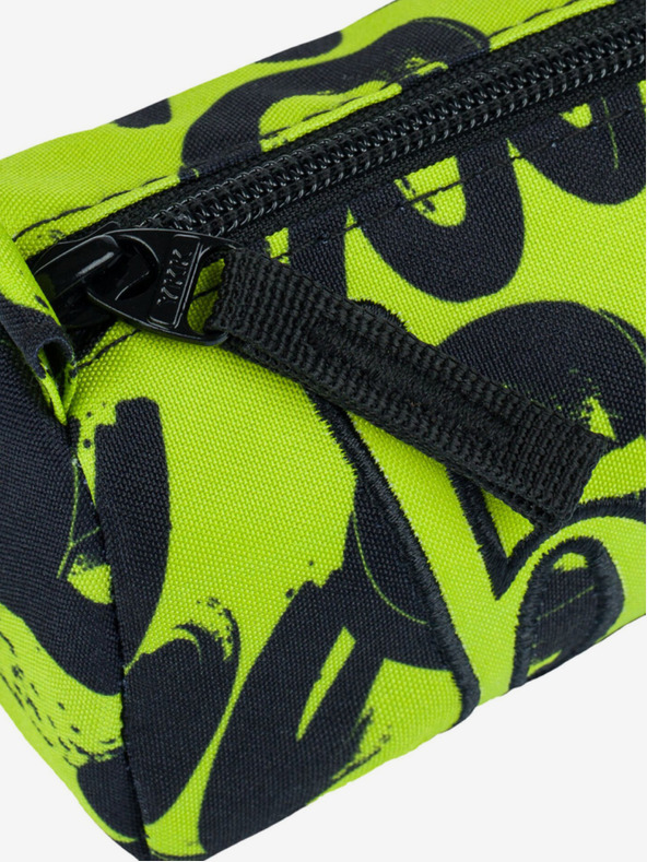 BAAGL  Μαύρη φοιτητική θήκη lime Baagl