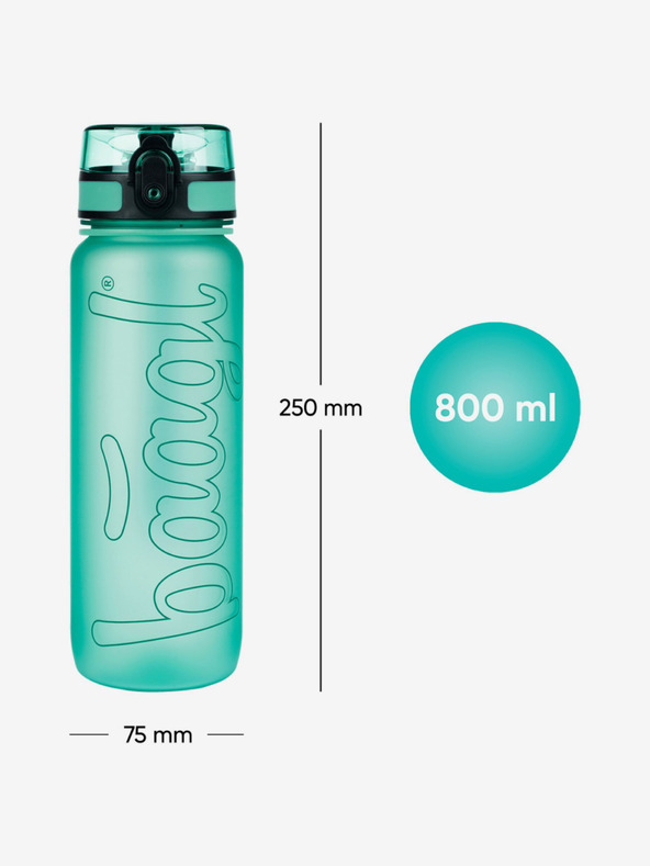 BAAGL  Πράσινο μπουκάλι πόσιμου tritan πράσινο, 800 ml Baagl