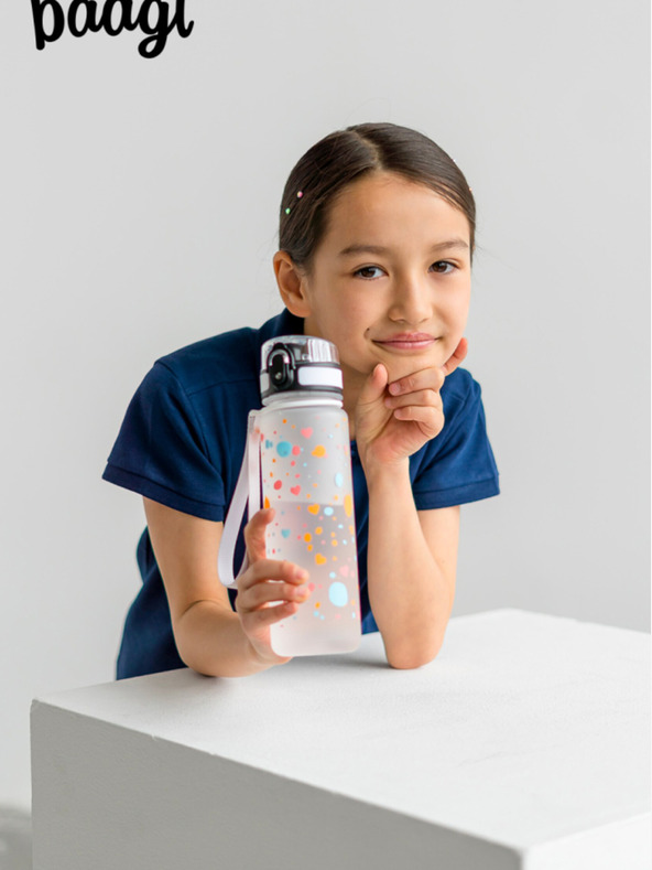 BAAGL  Μπουκάλι πόσιμου τριτάνου λευκό pet, 500 ml Baagl