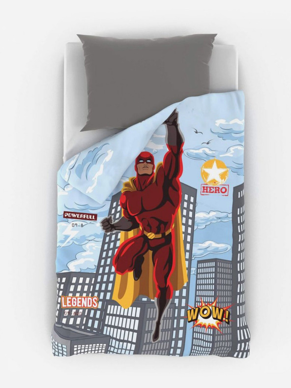 Kvalitex Κλινοσκεπάσματα για νέους 140x200, 70x90cm SUPERHERO
