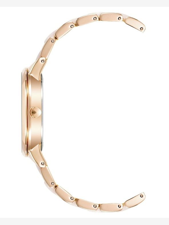 Anne Klein Γυναικείο στρογγυλό ρολόι Anne Klein