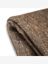Balkanova Μαλλί κουβέρτα Elma XII - φυσικό σκούρο καφέ