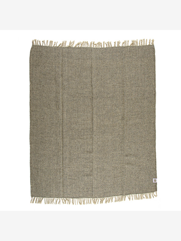 Balkanova Μαλλί κουβέρτα Elma IX - φυσικό γκρι