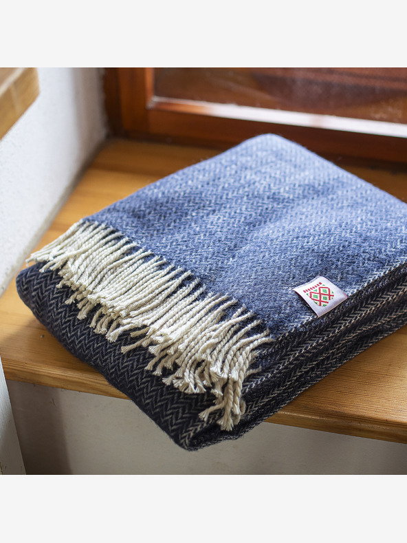 Balkanova Μαλλί κουβέρτα Elma IV - μπλε του ναυτικού