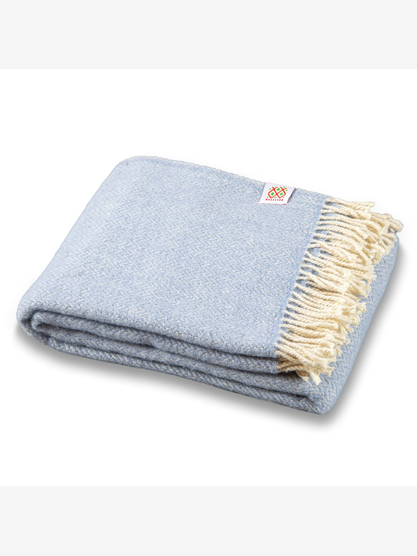 Balkanova Μαλλί κουβέρτα Elma VI - μπλε του πάγου