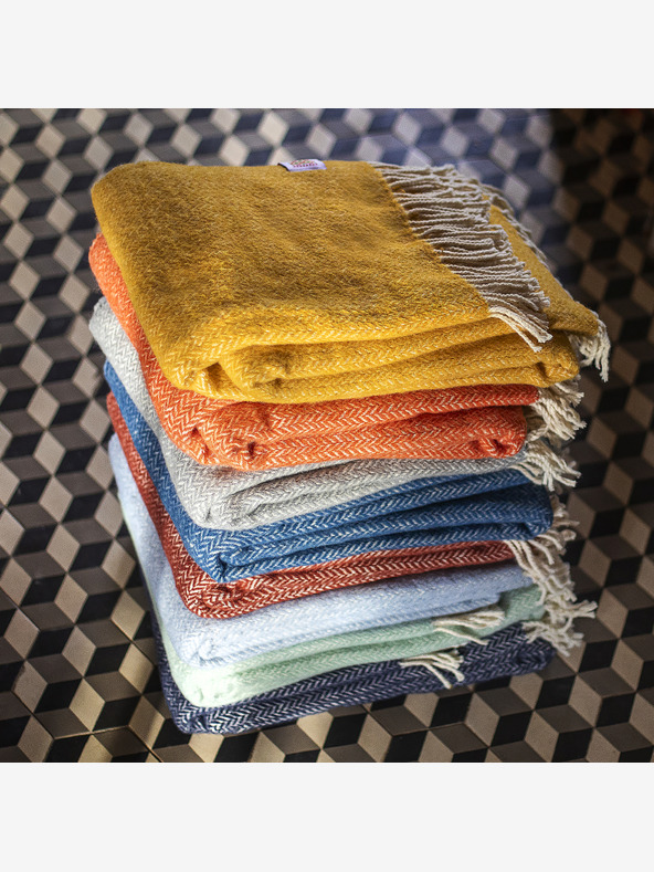 Balkanova Μαλλί κουβέρτα Elma VI - μπλε του πάγου