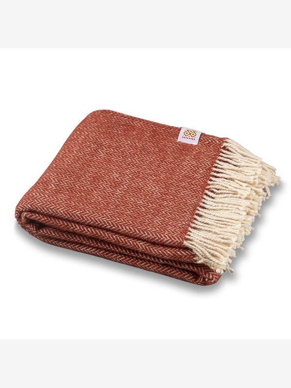 Balkanova Μαλλί κουβέρτα Elma V - μπορντό