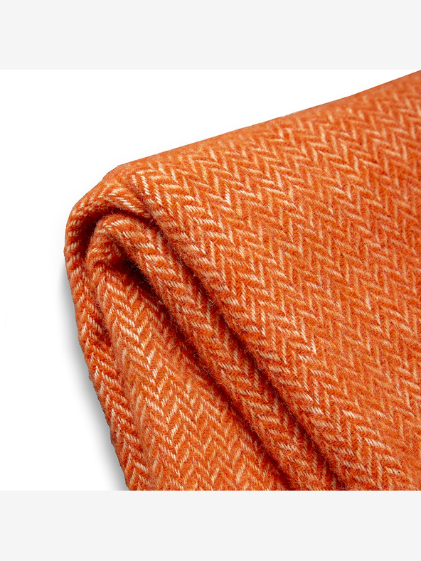Balkanova Μαλλί κουβέρτα Elma II - πορτοκαλί