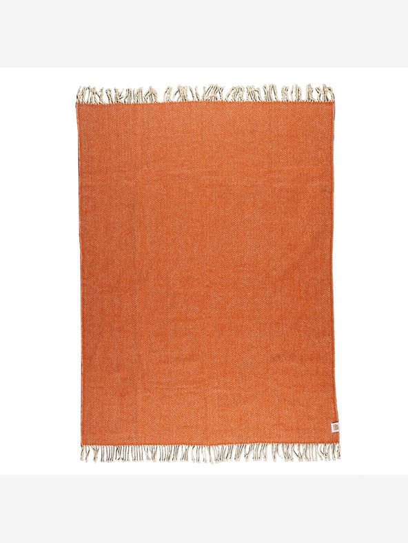 Balkanova Μαλλί κουβέρτα Elma II - πορτοκαλί