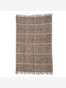 Balkanova Μαλλί κουβέρτα Elma XI - καφέ και μπεζ καρό