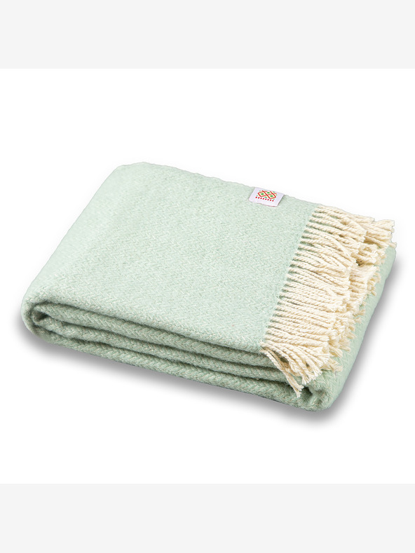Balkanova Μαλλί κουβέρτα Elma VIII - πράσινο της μέντας