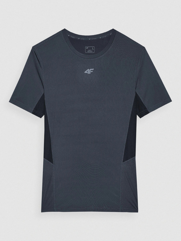 4F Ανδρικό αθλητικό πουκάμισο με λεπτή εφαρμογή από ανακυκλωμένα υλικά 4F