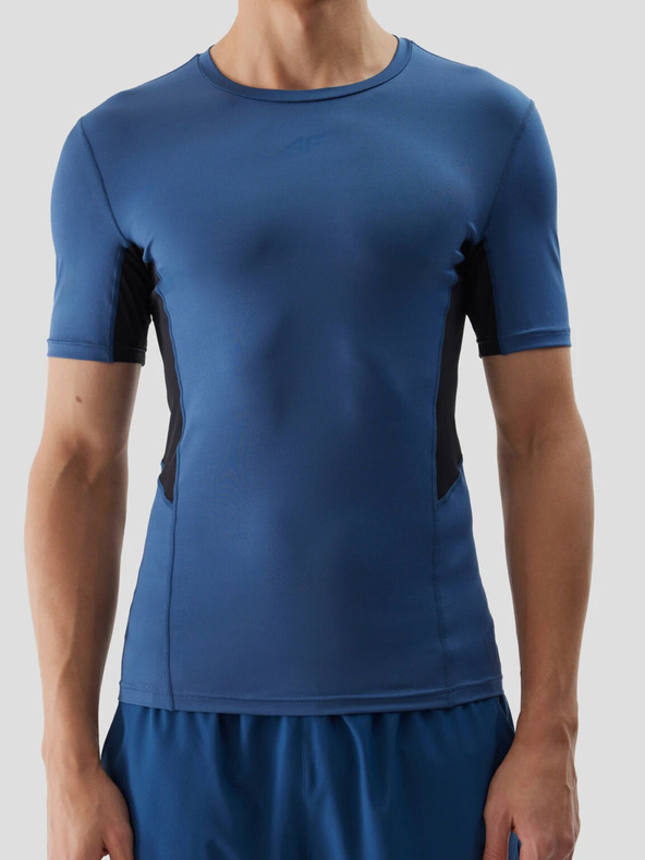 4F Ανδρικό αθλητικό πουκάμισο με λεπτή εφαρμογή από ανακυκλωμένα υλικά 4F