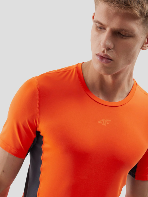 4F Ανδρικό αθλητικό πουκάμισο με λεπτή εφαρμογή από ανακυκλωμένα υλικά 4F