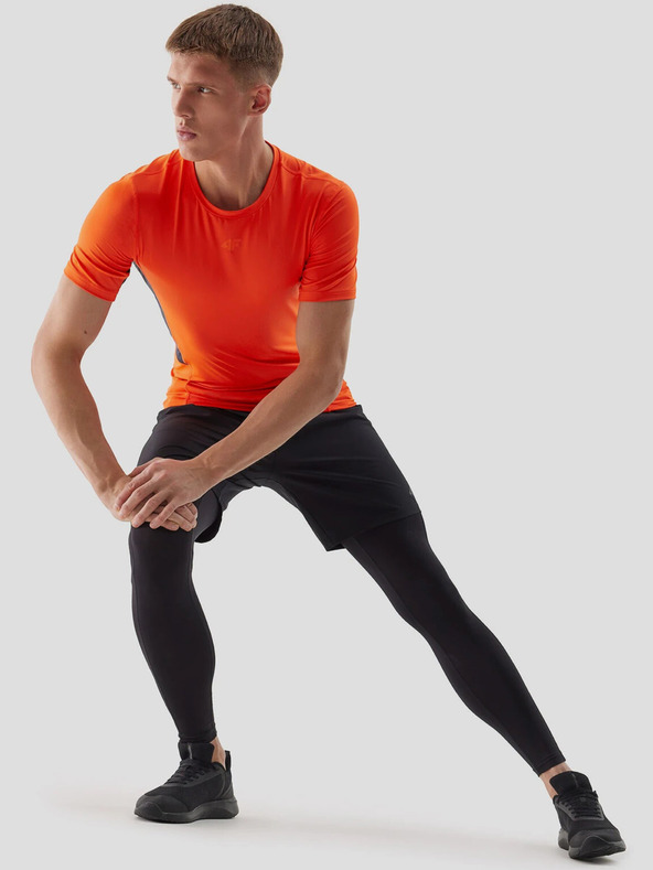 4F Ανδρικό αθλητικό πουκάμισο με λεπτή εφαρμογή από ανακυκλωμένα υλικά 4F