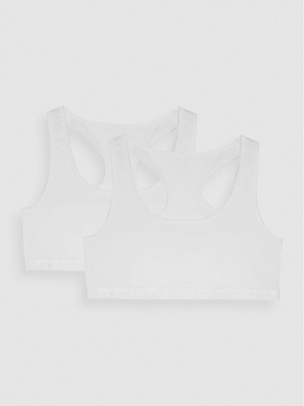 4F Γυναικείο σουτιέν από βαμβάκι για καθημερινή χρήση 4F 2 τεμάχια