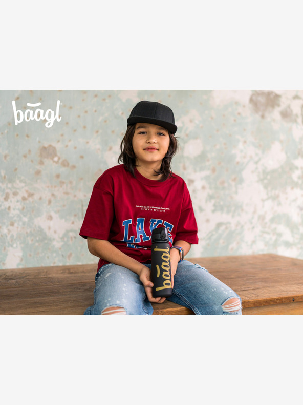 BAAGL  BAAGL Μπουκάλι πόσιμου Tritan Logo Gold, 500 ml BAAGL