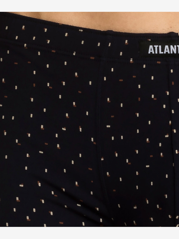 Atlantic 3-PACK ανδρικά μποξεράκια ATLANTIC - σκούρο μπλε, κόκκινο, σκούρο μπλε