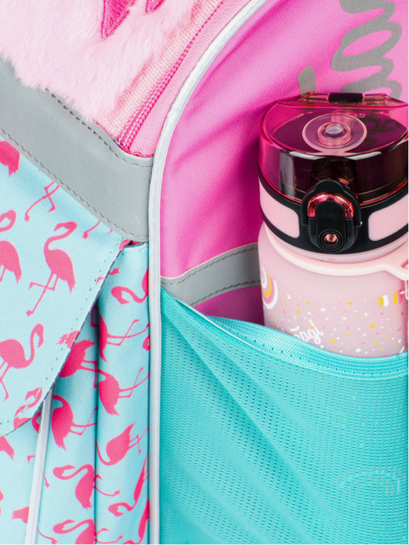 BAAGL  Ροζ σχολική τσάντα Zippy Baagl Φλαμίνγκο