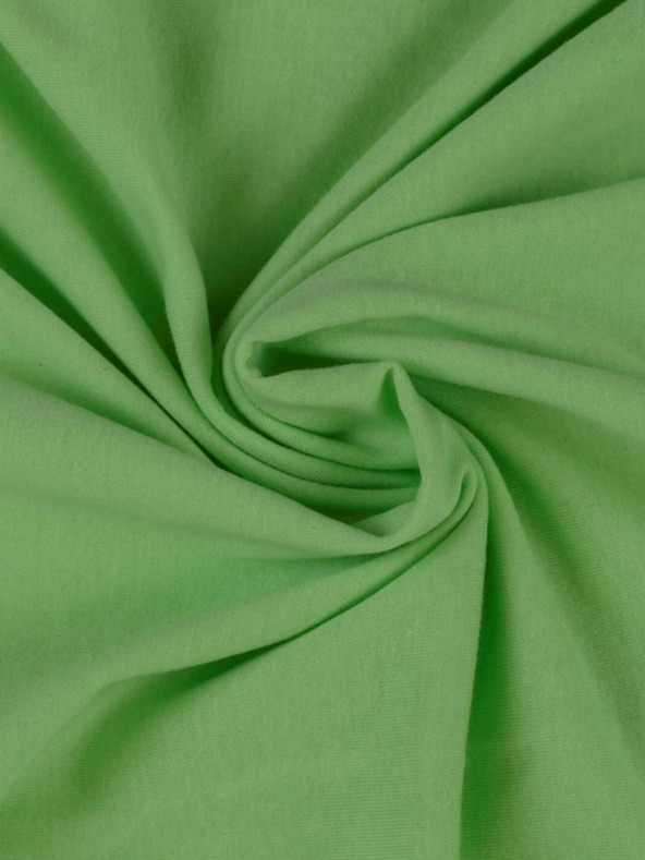 Kvalitex Βρεφικό σεντόνι Jersey 70x140cm ανοιχτό πράσινο Kvalitex