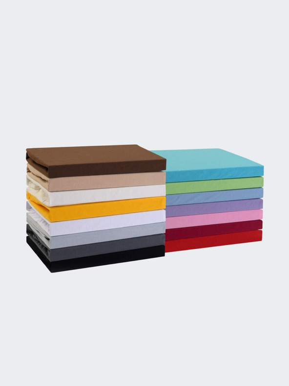 Kvalitex Βρεφικό σεντόνι Jersey 70x140cm γαλάζιο Kvalitex