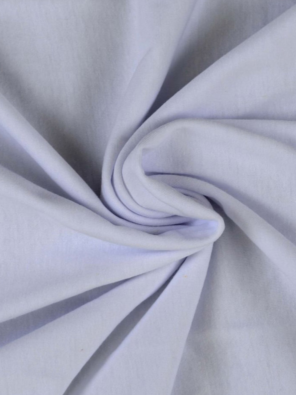 Kvalitex Βρεφικό σεντόνι Jersey 60x120cm ανοιχτό γκρι Kvalitex